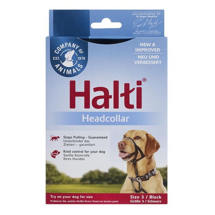 Halti Bozal Headcollar Antitirones 5ª Gen Acolchado Nylon Negro Talla 3 (Cuello 40-54cm, Hocico 24-36cm) 2 Halti Bozal Headcollar Antitirones 5ª Gen Acolchado Nylon Negro Talla 3 (Cuello 40-54cm, Hocico 24-36cm) 2