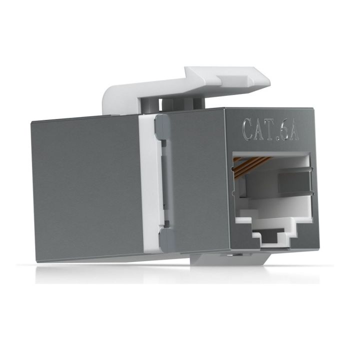 Ubiquiti Acoplador Keystone Cat6A, Paquete de 12, Acero Inoxidable