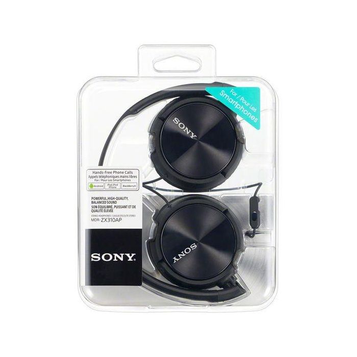 SONY Auriculares Diadema con Micrófono para PC y Juegos, Color Negro - Modelo AURICULAR DIADEMA SONY CON MICROFONO