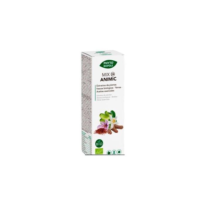 INTERSA Phytobiopole Mix 24 Animic Bio 50ml para Depresión Leve, Negatividad y Falta de Entusiasmo