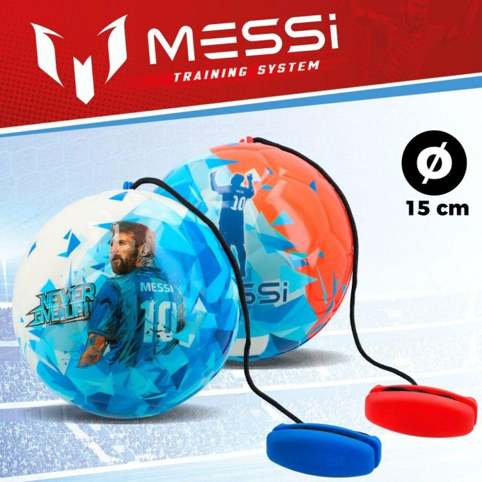 Balón de Fútbol Messi Training System Cuerda Entrenamiento Poliuretano (4 Unidades) 1