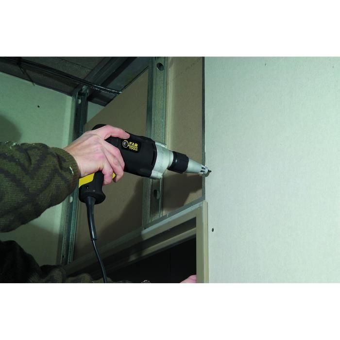 Fartools PM 6A Destornillador de placas de yeso 450W, 0-3000 RPM, Variador de velocidad e Inversor de dirección 2