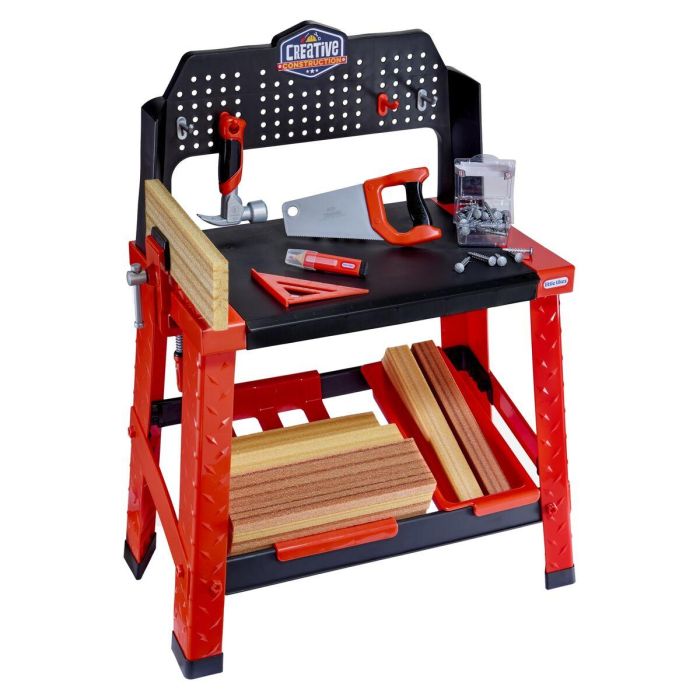 Little Tikes LIT50743643910 Banco de trabajo de construcción creativa 9