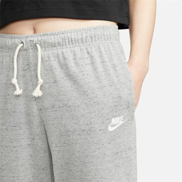 Pantalón Largo Deportivo Nike Sportswear Gym Vintage Gris Mujer 2 Pantalón Largo Deportivo Nike Sportswear Gym Vintage Gris Mujer 2