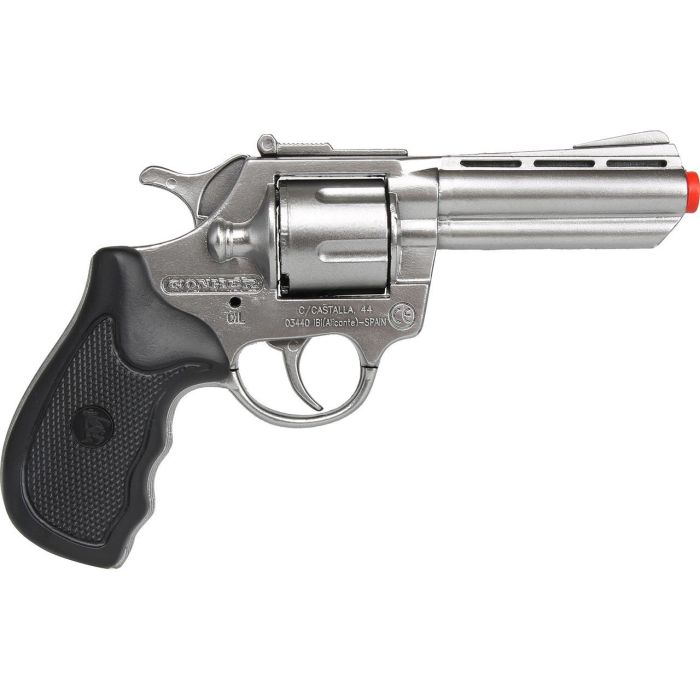 Revolver Policia 8 Tiros - Plata 33/0 Gonher 3 Revolver Policia 8 Tiros - Plata 33/0 Gonher 3