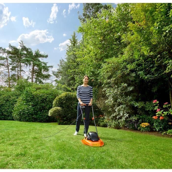 BLACK & DECKER BEMWH551-QS Cortacésped Eléctrico con Cojín de Aire 30cm 1200W 6 Cuchillas 2