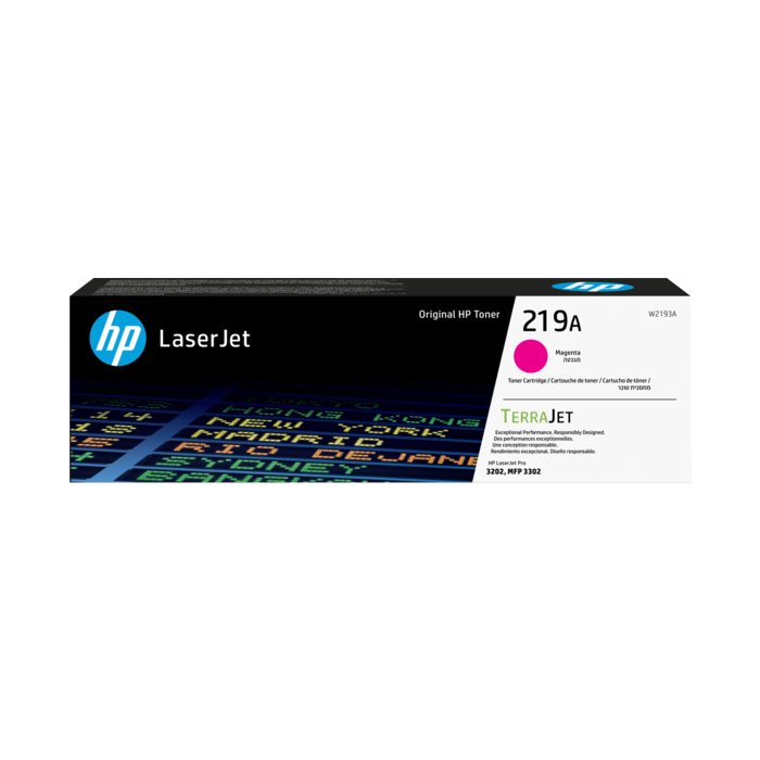 HP Toner Magenta para Laserjet Pro 3202 y MFP 3302 - 219A