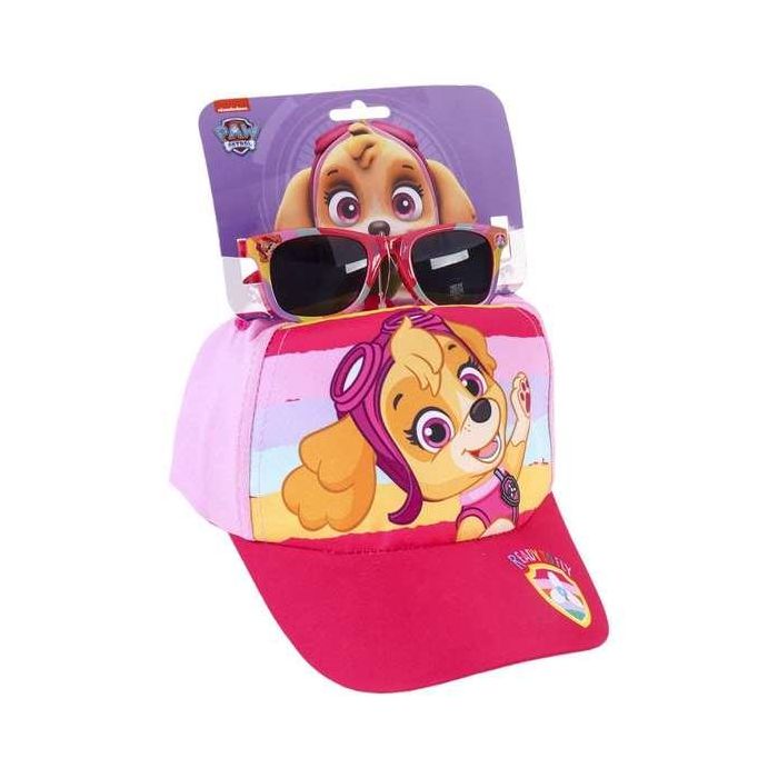 Cerdá Gorra y Gafas de Sol Paw Patrol Skye Niña, Pack 2 Accesorios Rosa para Niñas de 3 a 8 Años