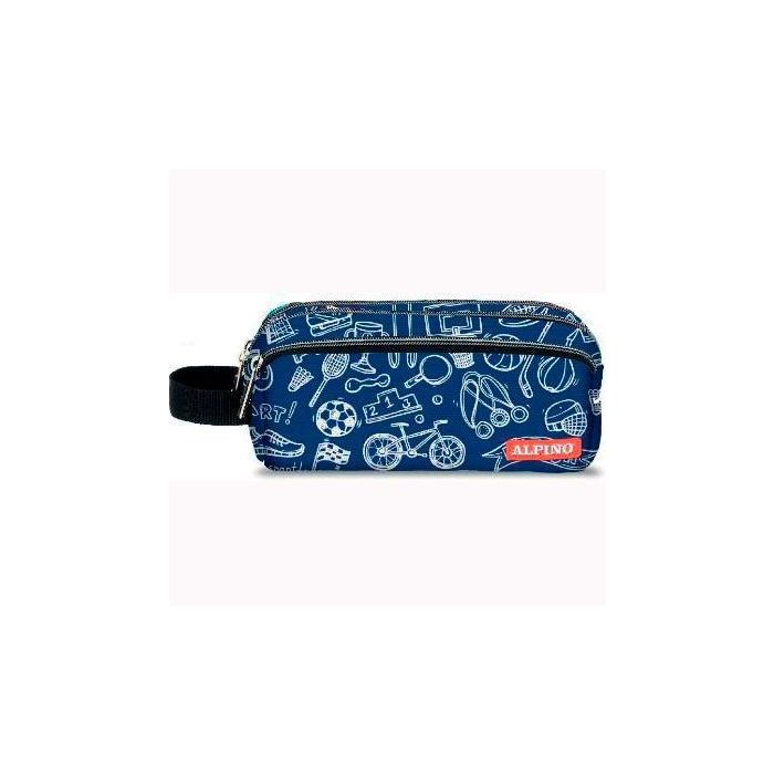 Alpino Estuche Sports 3 Compartimentos 22x11x3,5 cm Multicolor Alpino Estuche Sports 3 Compartimentos 22x11x3,5 cm Multicolor