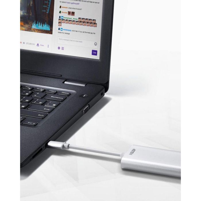 Aten CAMLIVE Capturadora Video HDMI UVC a USB-C 3.1 1080p 60fps Plug & Play para Streaming y Edición PC Mac 5