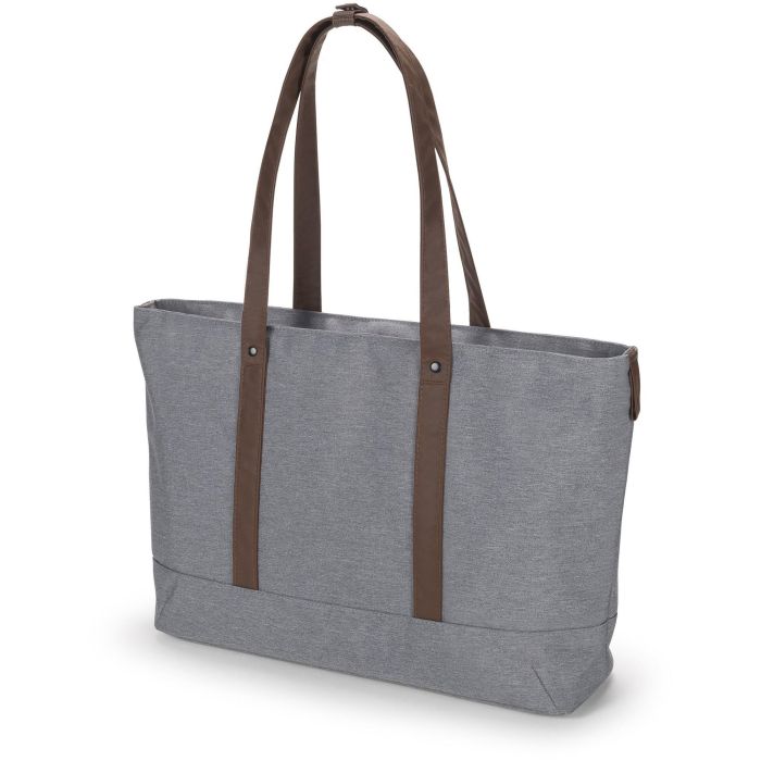 DICOTA D31978-RPET Eco Shopper Motion - Estuche de poliéster para portátil 13-14.1" (35.8 cm), gris claro, resistente al agua 4