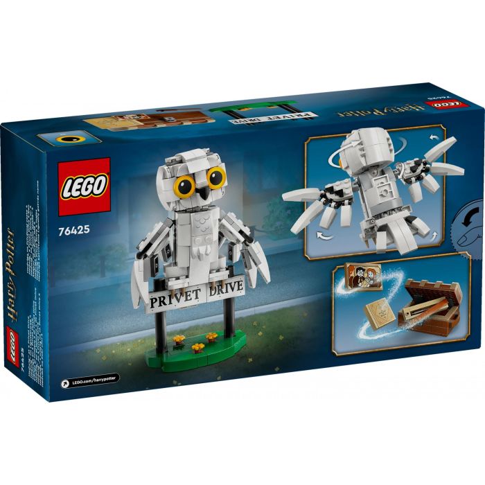 LEGO 76425 Set de Construcción Harry Potter: Lechuza Nival Hedwig Articulada - Número 4 de Privet Drive, Juguete Fantasía 12 LEGO 76425 Set de Construcción Harry Potter: Lechuza Nival Hedwig Articulada - Número 4 de Privet Drive, Juguete Fantasía 12