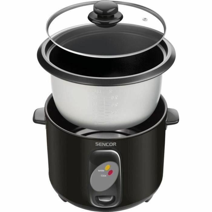 Arrocera Sencor SRM 1001BK Negro 400 W 1 L 4 Arrocera Sencor SRM 1001BK Negro 400 W 1 L 4
