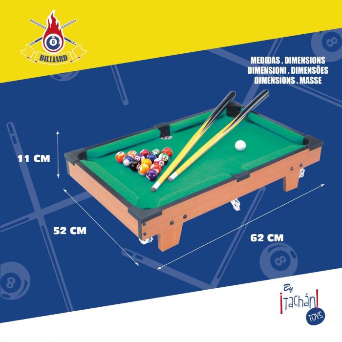 Tachan Billar de Madera R.Hg201D 52x32x11 cm 3