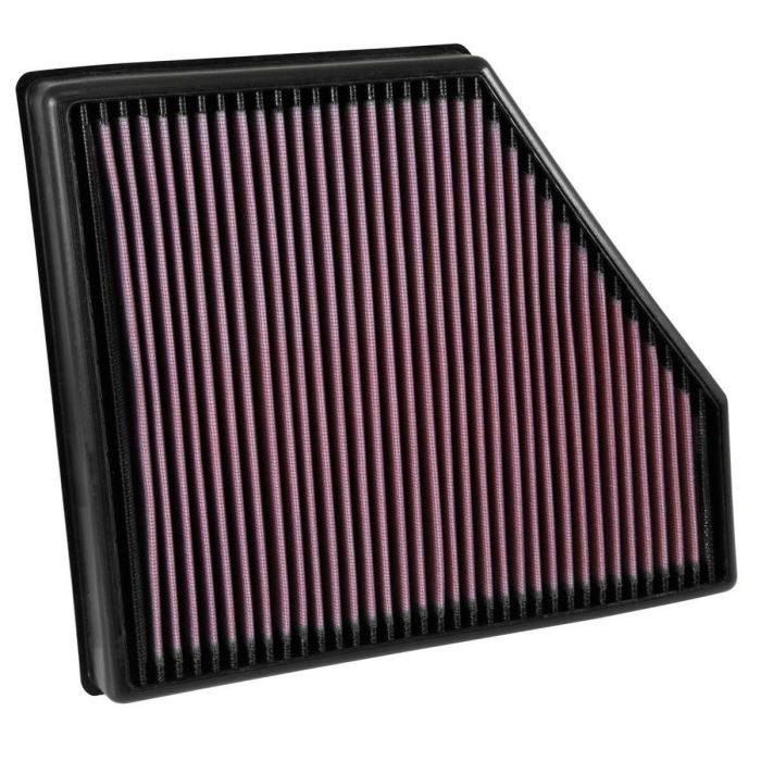 K&N 33-5047 Filtro de Aire Reutilizable Lavable - Aumenta Potencia y Torsión, 50% Más Flujo de Aire y Protección Superior del Motor