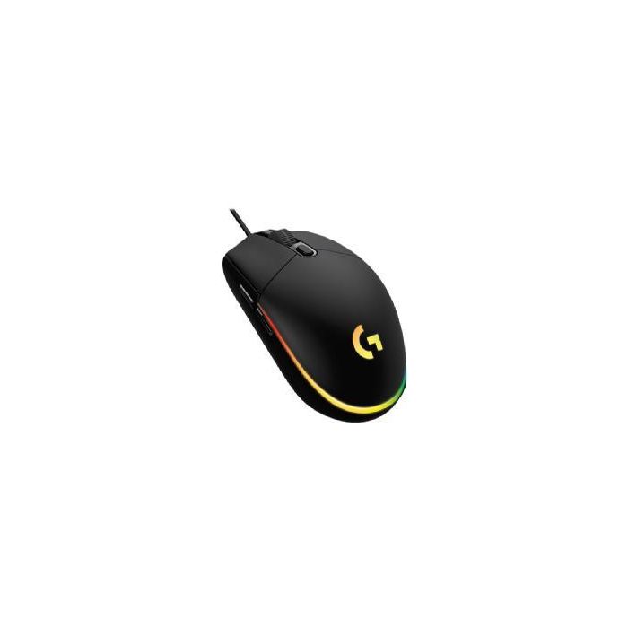 Logitech G102 LIGHTSYNC Ratón Gaming USB Tipo-A Negro con RGB LIGHTSYNC, Sensor de 8.000 DPI y 6 Botones Programables