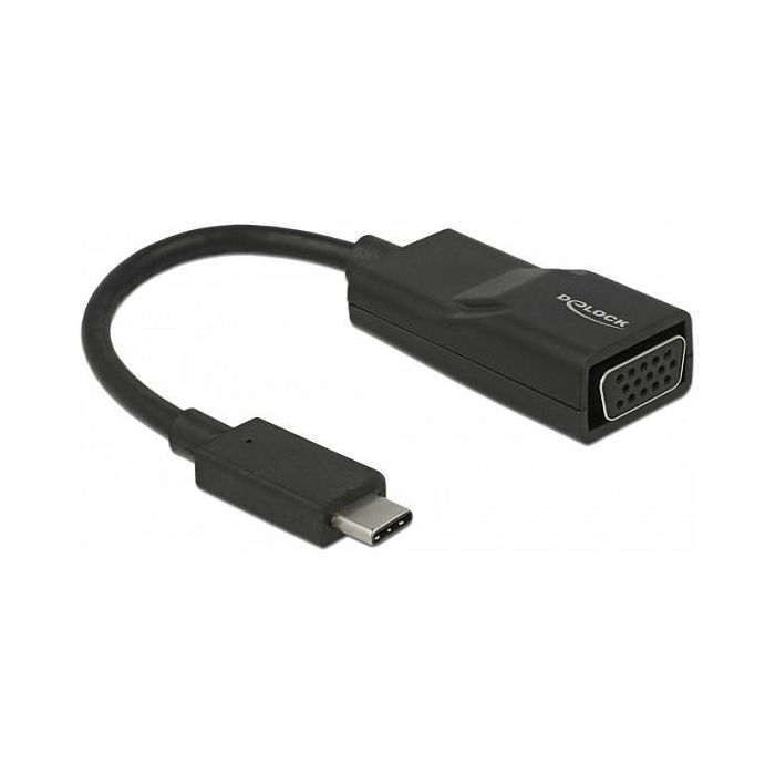 DeLOCK 63923 Adaptador USB-C a VGA, DisplayPort Alt Mode, Resolución 1920x1200 Pixeles, CH7212, Negro 0 DeLOCK 63923 Adaptador USB-C a VGA, DisplayPort Alt Mode, Resolución 1920x1200 Pixeles, CH7212, Negro 0