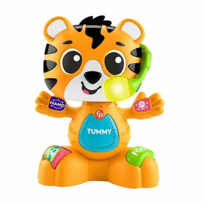 Tigre tin fisher-price con luces,sonidos y grabación de voces.