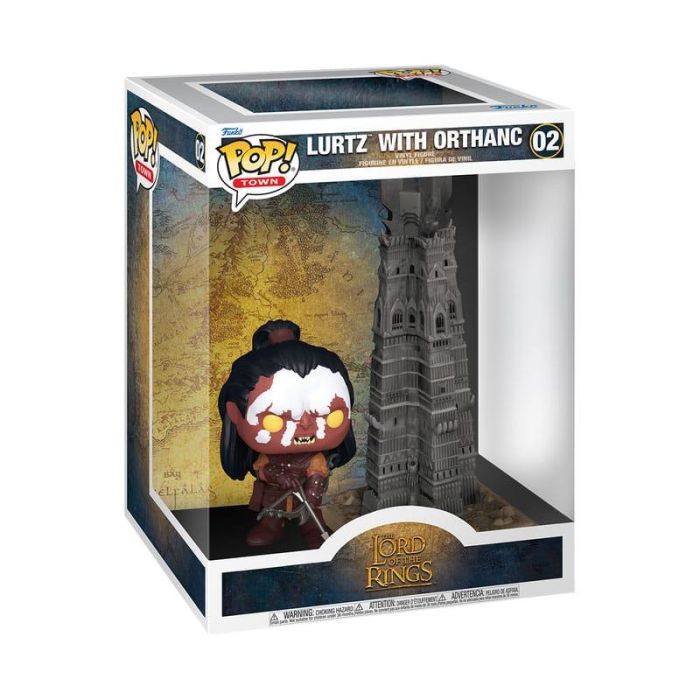 Funko POP! Town Lurtz con Orthanc - The Lord of the Rings Figura de Vinilo Coleccionable Licencia Oficial 86431