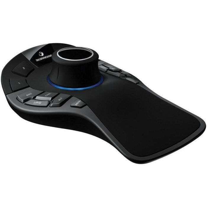 3Dconnexion SpaceMouse Pro Ratón 3D - 15 Botones - Negro/Gris - 3DX-700040 1