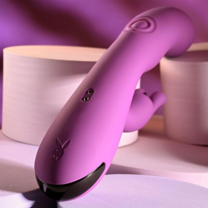 Vibrador Doble Estimulación Evolved Playboy Morado 1 Vibrador Doble Estimulación Evolved Playboy Morado 1