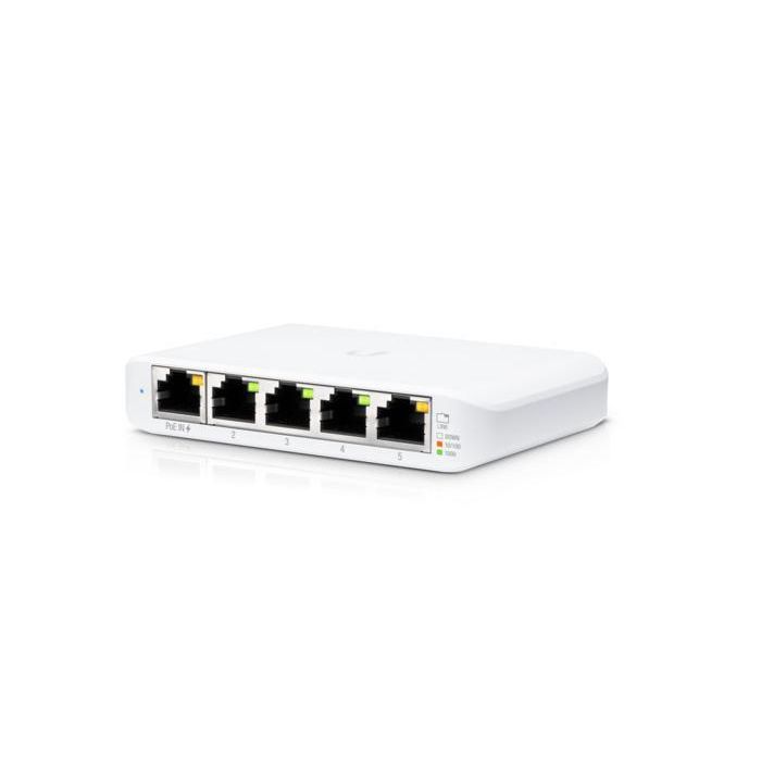 Ubiquiti USW-Flex-Mini - Switch gestionado 5x Gigabit Ethernet PoE o USB-C - Paquete de 5 0 Ubiquiti USW-Flex-Mini - Switch gestionado 5x Gigabit Ethernet PoE o USB-C - Paquete de 5 0