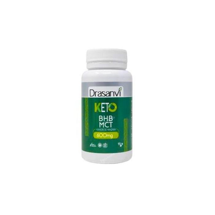 DRASANVI BHB Complex Keto 60 Cápsulas con Hidroxibutirato de Calcio y MCT para Dieta Cetogénica