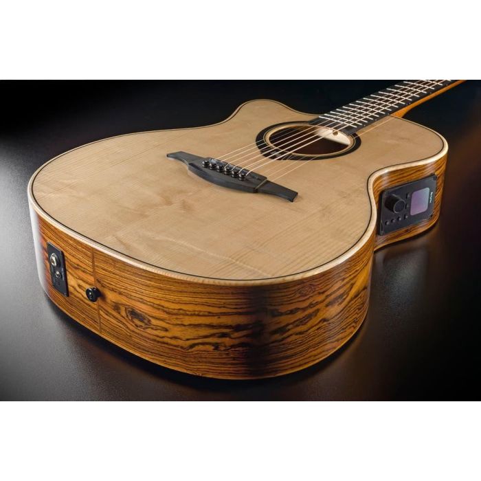 LAG Guitarra Acústica Auditorium Hyvibe H2 30 A/E Cutaway para Zurdos 6 LAG Guitarra Acústica Auditorium Hyvibe H2 30 A/E Cutaway para Zurdos 6