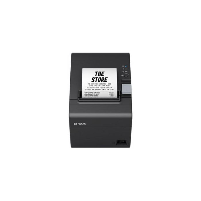 Epson TM-T20III Impresora de Recibos POS USB + Serial, Color Negro
