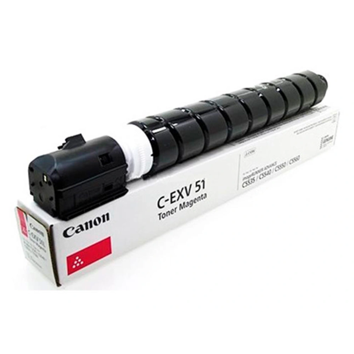 Canon Tóner C-EXV51 Magenta Original 60.000 Páginas para Canon iRC5535/5535i/5540i/5550i/5560i 4
