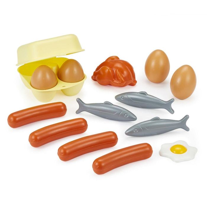 Ecoiffier 2608 Caja de comida con 75 accesorios para juego de rol de comedor, alimentos de juguete surtidos (18 meses+) 4 Ecoiffier 2608 Caja de comida con 75 accesorios para juego de rol de comedor, alimentos de juguete surtidos (18 meses+) 4