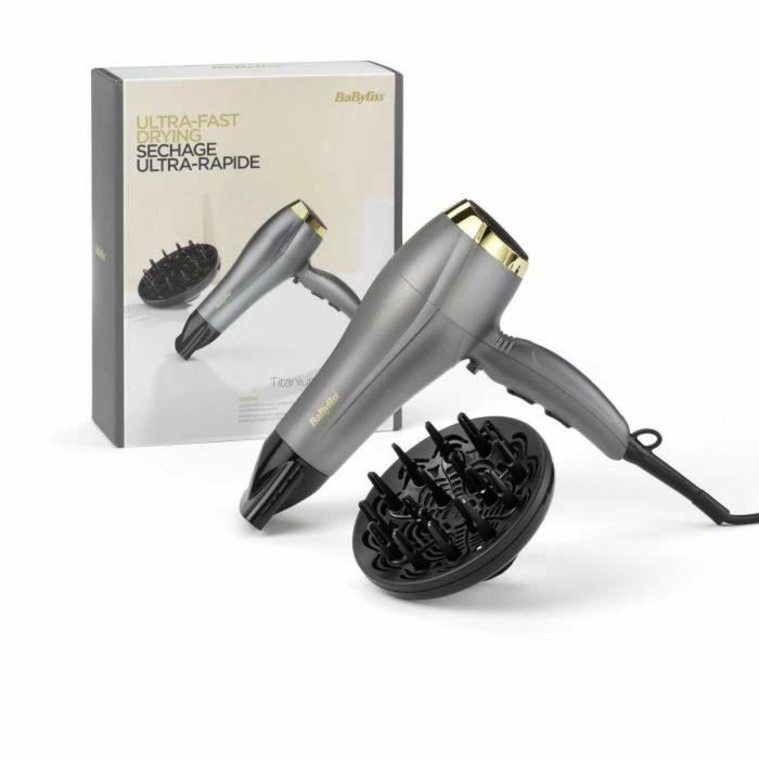 Secador de pelo Titanium Gold 2300 - BABYLISS - 5513TE - 2300 W - 3 temperaturas / 2 velocidades 1 Secador de pelo Titanium Gold 2300 - BABYLISS - 5513TE - 2300 W - 3 temperaturas / 2 velocidades 1