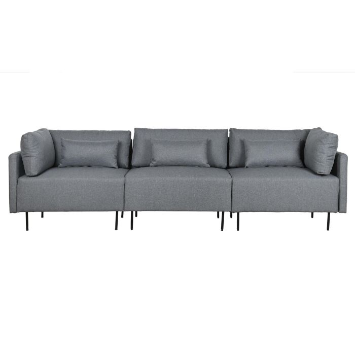 Sofa Moderno DKD Home Decor Gris 152.5 x 84 x 276 cm 7 Sofa Moderno DKD Home Decor Gris 152.5 x 84 x 276 cm 7