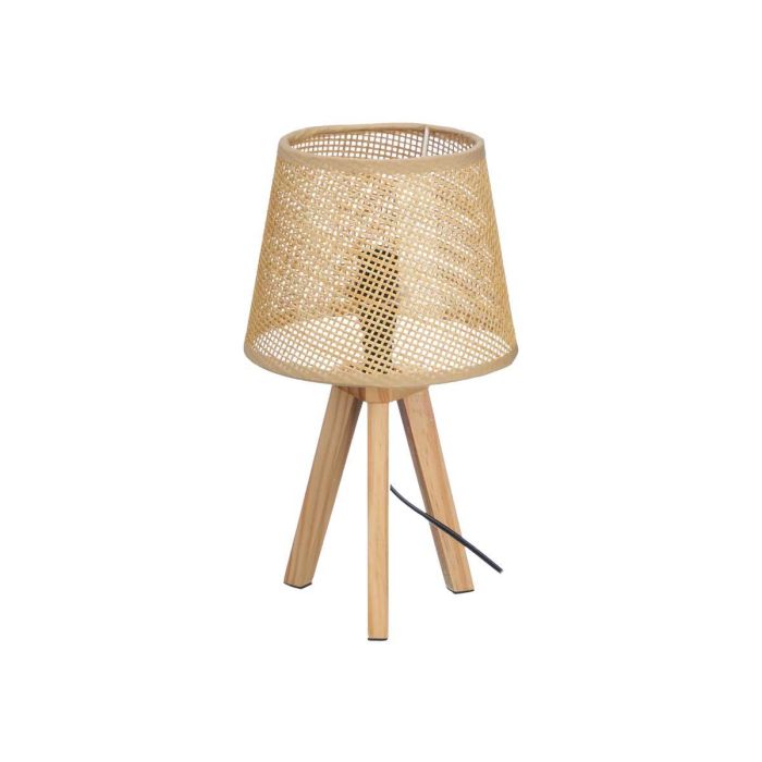 Lámpara de Sobremesa Giftdecor Pantalla Natural Cónica 32 cm - Madera Pino, Marrón (6 Unidades) 1 Lámpara de Sobremesa Giftdecor Pantalla Natural Cónica 32 cm - Madera Pino, Marrón (6 Unidades) 1