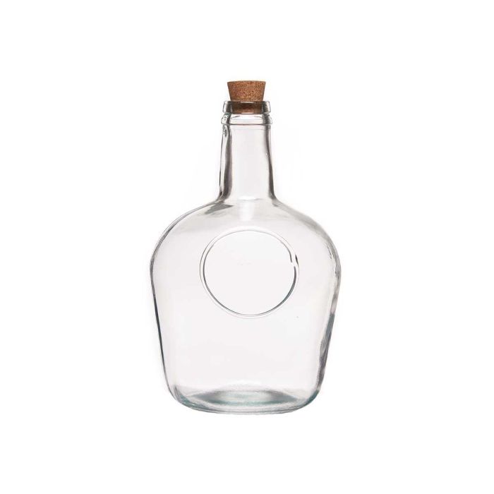 Garrafa Giftdecor 4L con agujero y tapón de corcho, 19x31x19 cm, vidrio transparente (4 Unidades) 2 Garrafa Giftdecor 4L con agujero y tapón de corcho, 19x31x19 cm, vidrio transparente (4 Unidades) 2