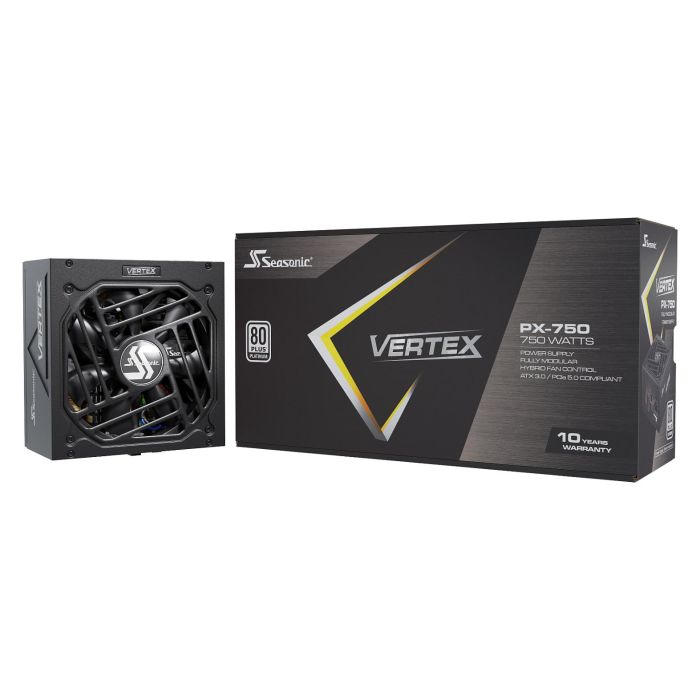 Seasonic VERTEX PX-750 750W 80+ Platinum Fuente de Alimentación ATX 3.0 Totalmente Modular para PC