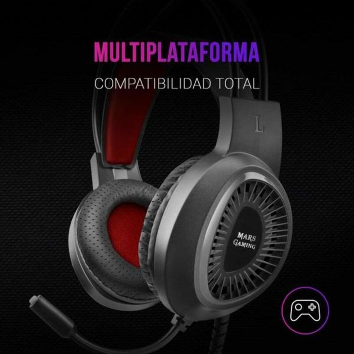 Auricular con Micrófono Gaming Mars Gaming MH120 PC PS4 PS5 XBOX 2 Auricular con Micrófono Gaming Mars Gaming MH120 PC PS4 PS5 XBOX 2