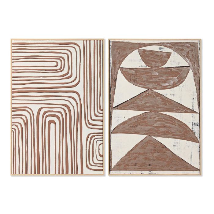 Cuadro Item Home DKD Home Decor Terracota Beige 4.3 x 123 x 83 cm (2 Unidades) Cuadro Item Home DKD Home Decor Terracota Beige 4.3 x 123 x 83 cm (2 Unidades)