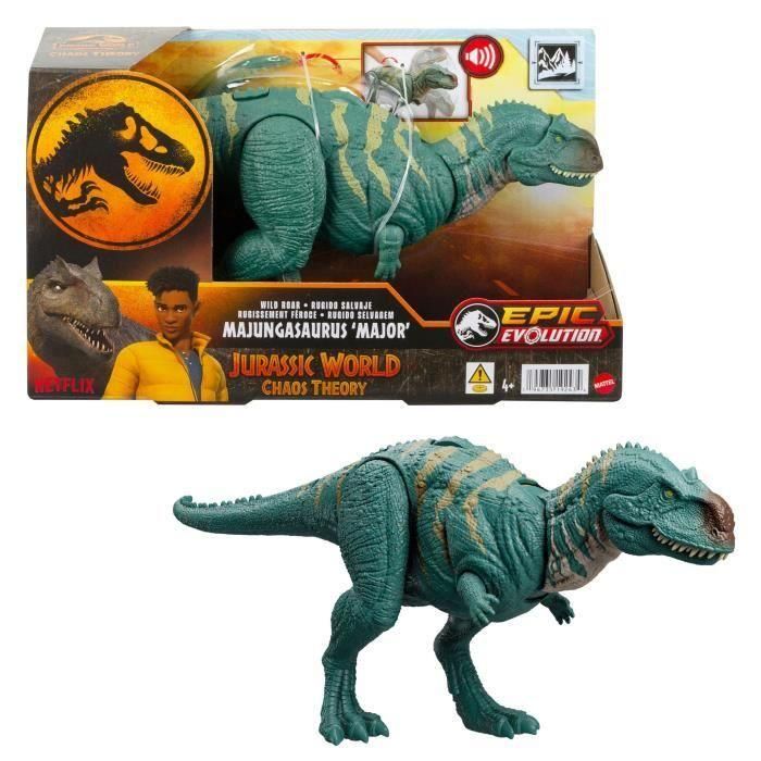 Jurassic World Wild Roar Majungasaurus Htk76 Mattel 4 Jurassic World Wild Roar Majungasaurus Htk76 Mattel 4