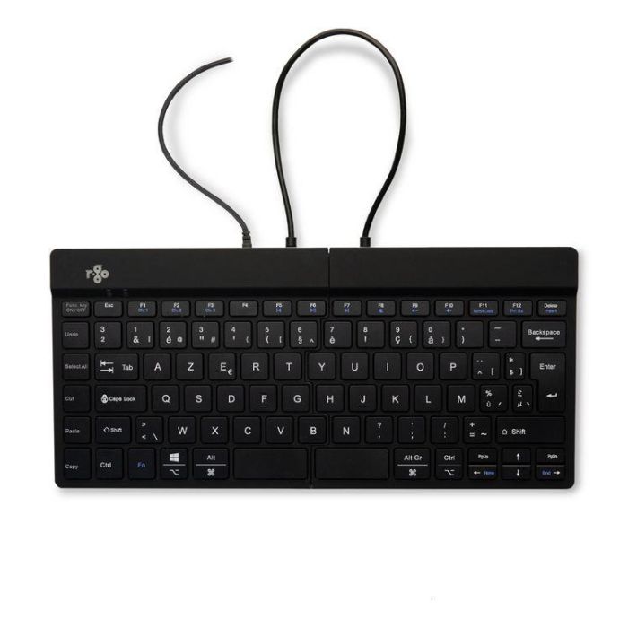 R-Go Tools Teclado Ergonómico Dividido R-Go Split Break, Software de Pausas, AZERTY (BE), Negro, Con Cable 1