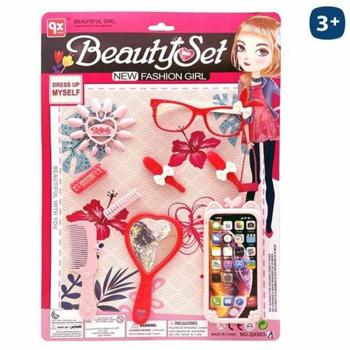 Conjunto de belleza con móvil en blister Conjunto de belleza con móvil en blister
