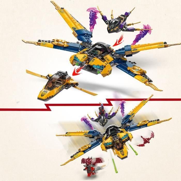 Super Jet De La Tormenta De Ras Y Arin 71833 Lego Ninjago 2