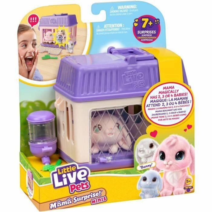 Little Live Pets LIT0630996266250 Playset de Conejos Mama Surprise, con Bebés Incluidos y Accesorios Personalizables 0 Little Live Pets LIT0630996266250 Playset de Conejos Mama Surprise, con Bebés Incluidos y Accesorios Personalizables 0