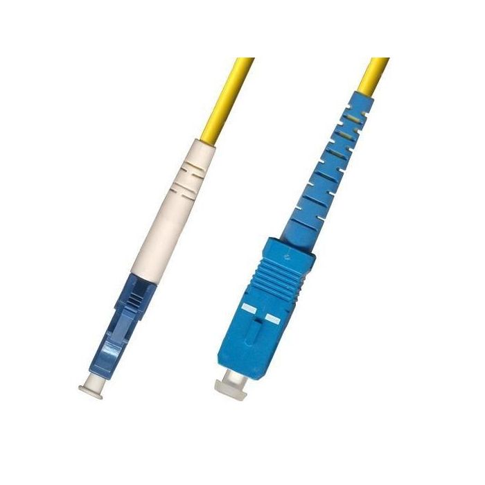 MicroConnect Optical Fibre Cable, LC-SC, Singlemode, Simplex, OS2 (Yellow) 1m MicroConnect Optical Fibre Cable, LC-SC, Singlemode, Simplex, OS2 (Yellow) 1m