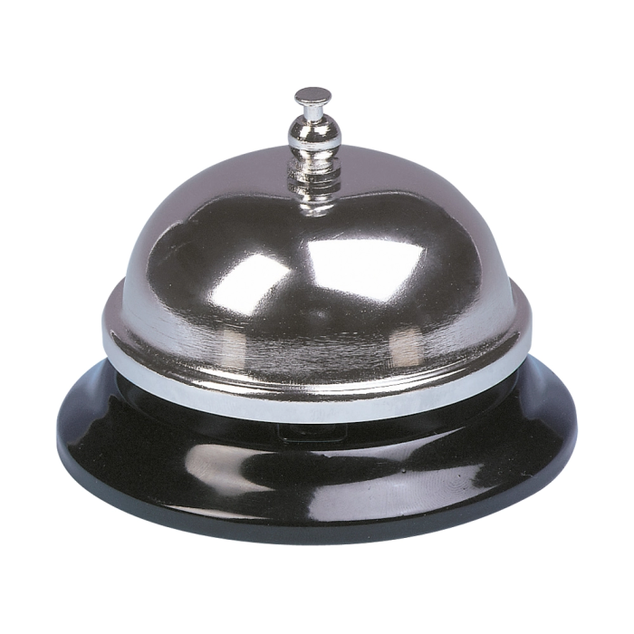 Q-connect Timbre de Recepción Metálico 85x55 mm 1
