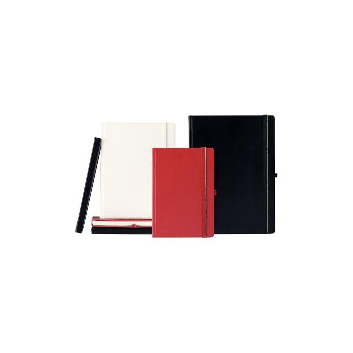 Cuaderno Con Gomilla Leitz Complete Tapa Dura Din A4 80 Hojas Cuadro 5 mm Color Negro 8