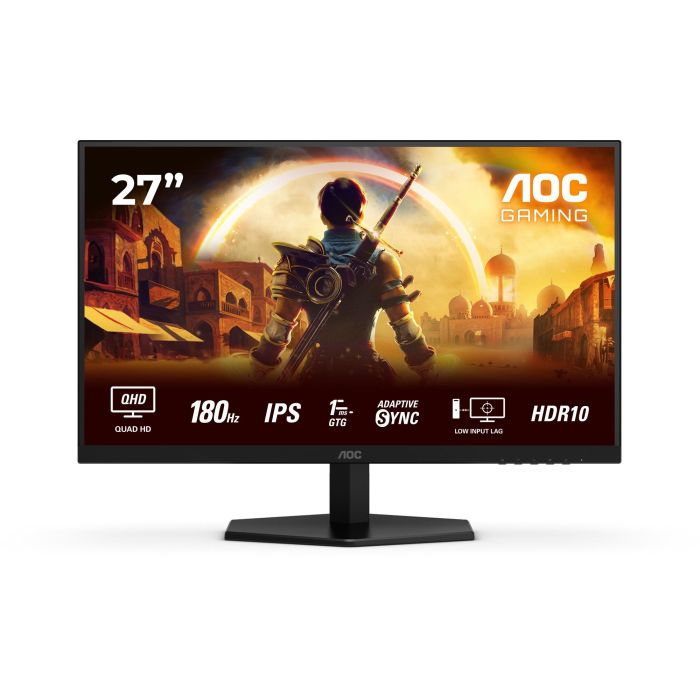AOC Q27G42XE Monitor Gaming 27" Quad HD (2560x1440) Fast IPS 180Hz 1ms G-SYNC 2xHDMI DP Altavoces