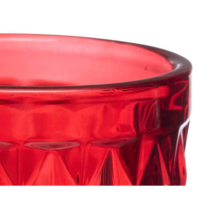 Copa Cava Diamante Roja 170 Ml Vivalto 7x20x7cm (24 Unidades) 3 Copa Cava Diamante Roja 170 Ml Vivalto 7x20x7cm (24 Unidades) 3