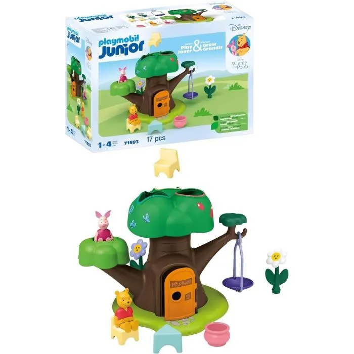 Playmobil Junior Disney: Winnie The Pooh Casa del Árbol Juguete Educativo para Niños Pequeños 3 Playmobil Junior Disney: Winnie The Pooh Casa del Árbol Juguete Educativo para Niños Pequeños 3