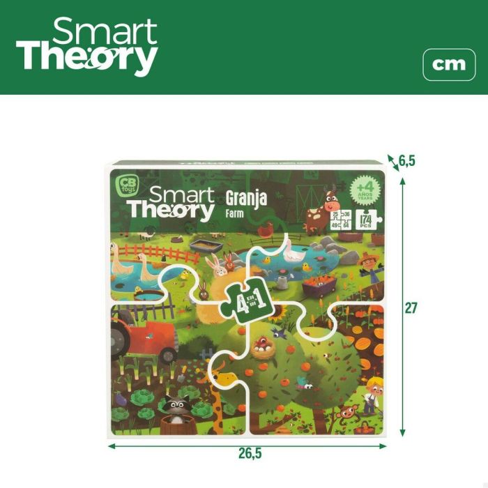Puzzle Infantil Colorbaby 4 en 1 174 Piezas Granja 68 x 68 cm (6 Unidades) 1 Puzzle Infantil Colorbaby 4 en 1 174 Piezas Granja 68 x 68 cm (6 Unidades) 1